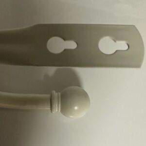 Curtain holder white